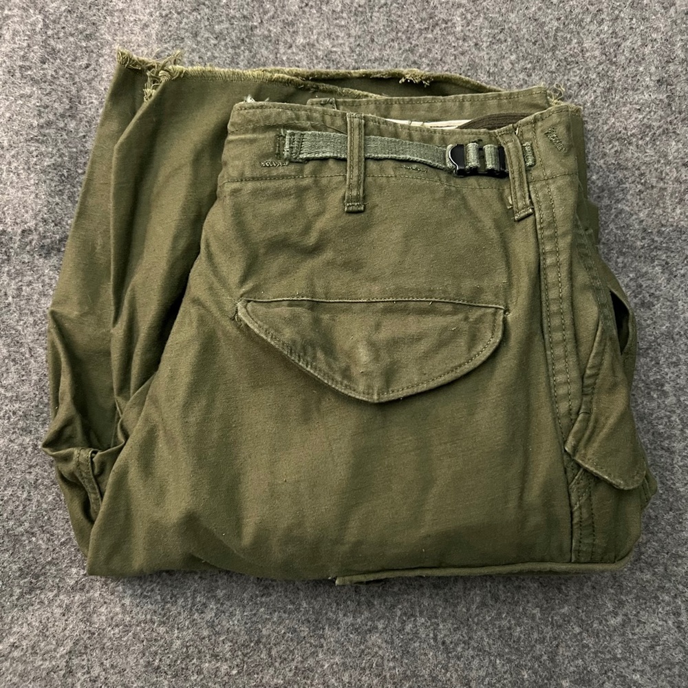 URBAN OUTFITTERS 2006 Urban Renewal Green M-65 Field Trouser Cargo Shorts SMALL - Picture 12 of 12